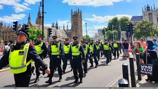 I’ve Never Seen THIS Many Police in London Before!