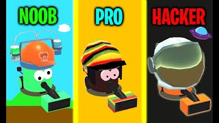 NOOB vs PRO vs HACKER In Clean Up 3D Max Level Strong & Speed Unlimited Diamond HACK In Clean Up 3D! screenshot 3