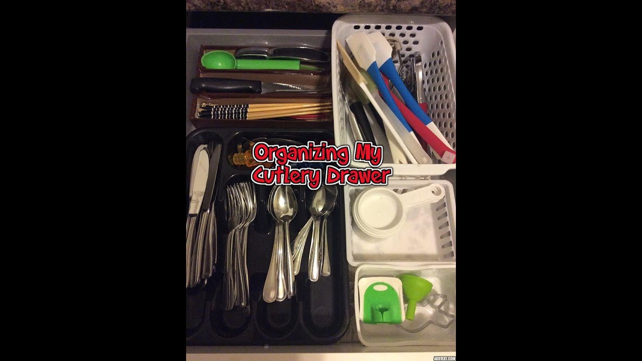 Organizing My Cutlery Drawer - YouTube