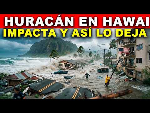 HURACÁN EN HAWAI GOLPEA LA MADRUGADA DEL 8 DE SEPTIEMBRE, Así quedó la costa tras el huracán Lowell