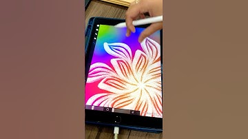 Beautiful Mandala🩷💜🧡 #procreate #mandalaart #trending #youtubeshorts #satisfying #relaxing