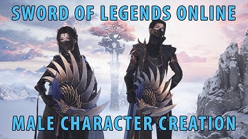 Swords of Legends Online: Male character creation 2022