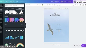 Make Poems into Posters - Canva Tutorial