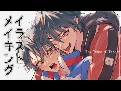 サイン入りイラスト テニスの王子様　越前リョーマ 許斐剛直筆イラストサイン入りシャツ「テニスの王子様」越前リョーマ