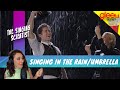 Vocal Coach Reacts GLEE - Singing In the Rain/Umbrella | WOW! They were...