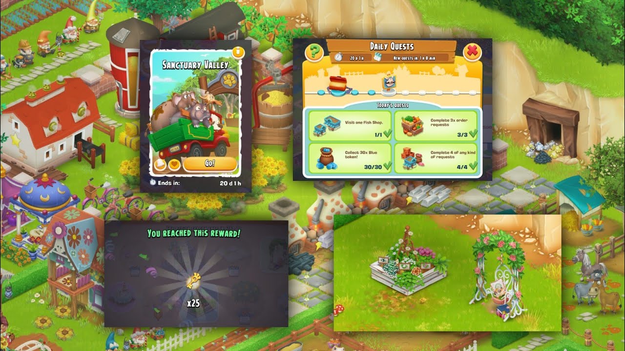 Hay Day Gameplay Level 80 | New Valley Shop Start, 25 Golden Keys And More Reward