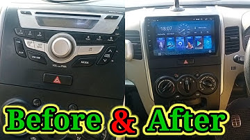 WagonR 2014 Android Music System Installing Maruti Suzuki