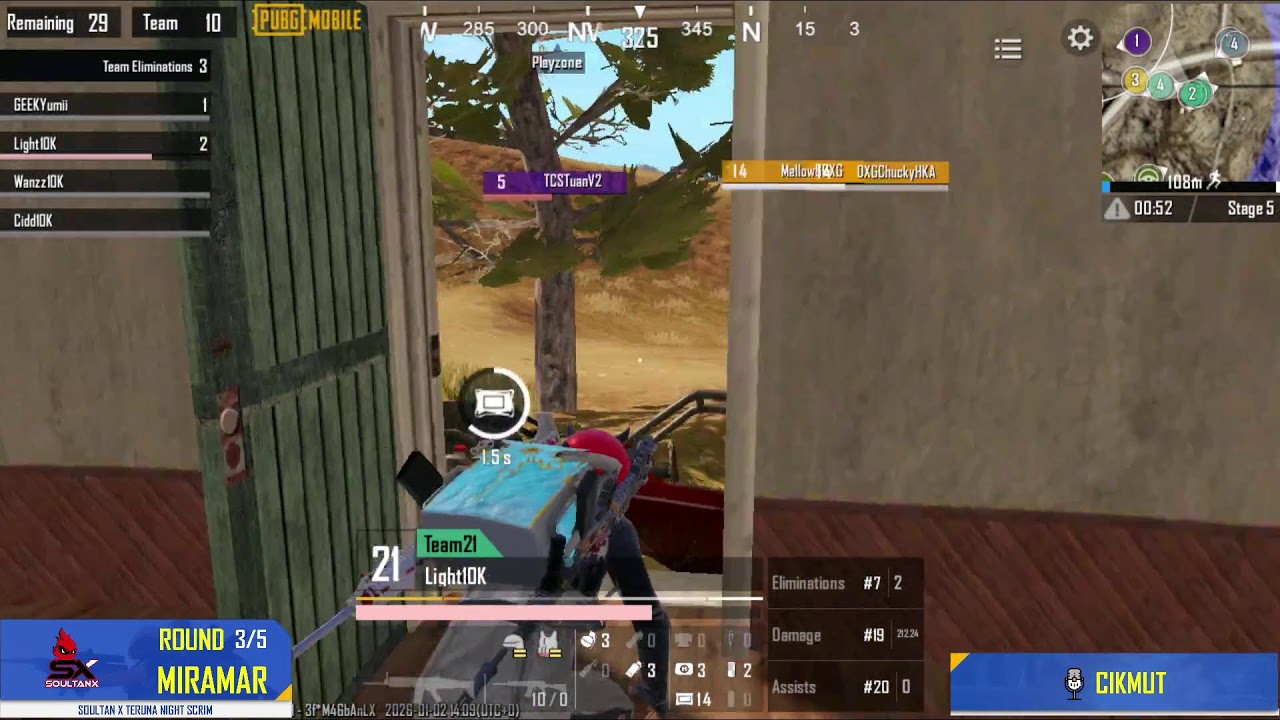 [PUBG][BM] 🏆 SOULTAN x TERUNA NIGHT LIVE SCRIM 🎮 🏆