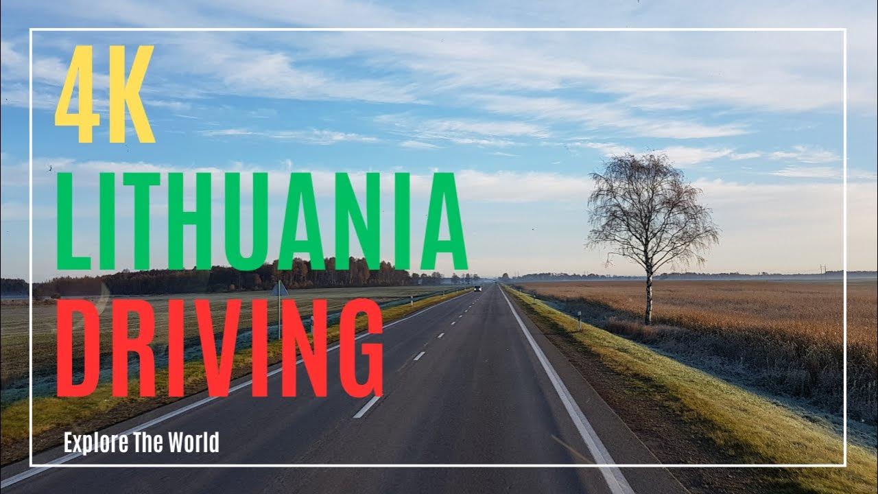 Driving in Lithuania & Poland 4K Road from Lazdijai to Augustów YouTube