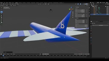 Beginner tutorial in Blender for an airplane (Part 3)