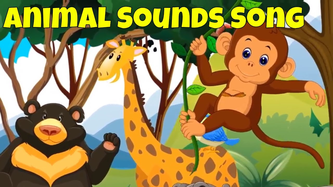 Animal Sounds Song At the Zoo! - YouTube