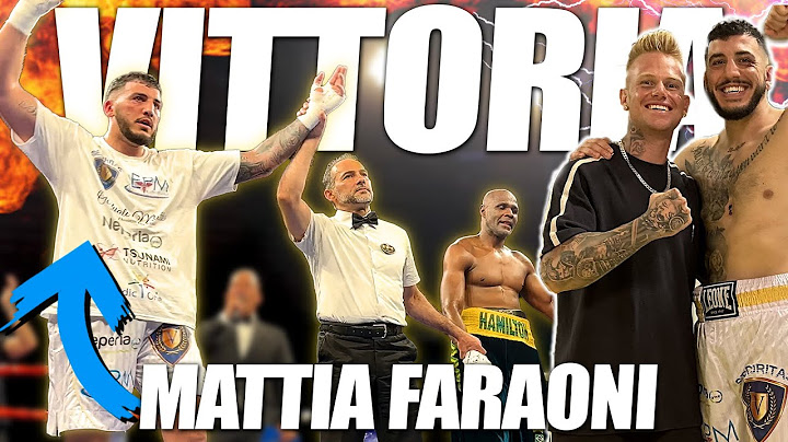 MATTIA FARAONI VS HAMILTON VENTURA 🥊