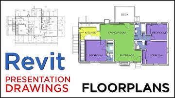 Revit Presentation Drawings - Floor Plans