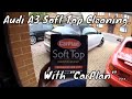 Audi A3 Cabriolet Fabric Roof Cleaning