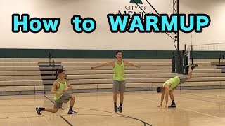 How to WARMUP for Volleyball - Volleyball Tutorial