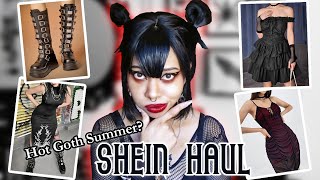 SHEIN Summer GOTH \& ALT TRY-ON HAUL *Hot Goth Summer* 💀