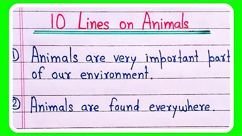 What are animals notes? (2025)