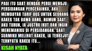 Download Lagu KISAH NYATA‼️Awalnya Aku Membayari Tarif Bus Kakek Itu, Karena Kasihan. Namun Saat Suamiku Tau Kakek MP3