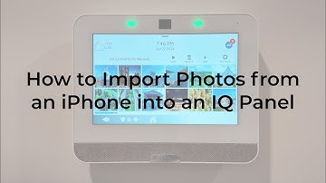 How to Import Photos from an iPhone into an IQ Panel