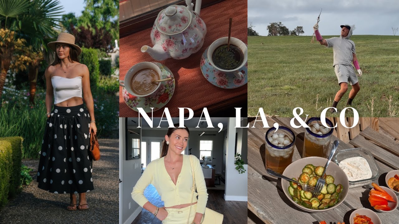 A Trip to LA, a Proposal, Napa, & Time at Home 