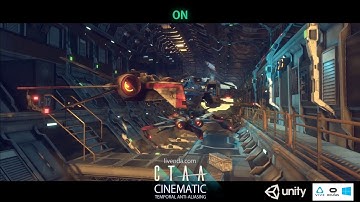 CTAA DEMO IN 4K CINEMATIC TEMPORAL ANTI-ALIASING UNITY PC & VR