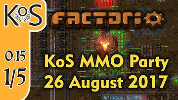 Factorio MMO 1 Year Channelversay Party - 1of5 - 26 Aug 2017  - Achievements - Multiplayer (v 0.15)