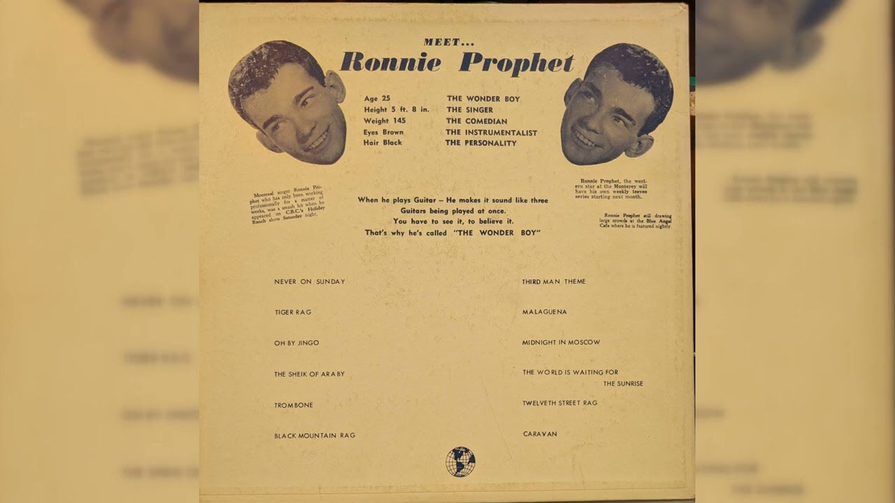 Black Mountain Rag: Ronnie Prophet – Strictly Instrumental
