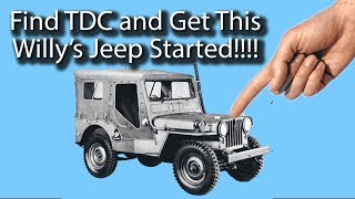 Find TDC and Get this 1946 Willy's CJ2a Jeep started