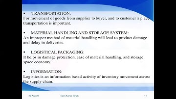 Logistics Functions