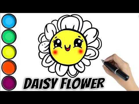 HOE TEKEN JE EEN SCHATTIGE BLOEM ? IEDEREEN KAN LEREN TEKENEN!
