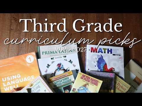 Third Grade Curriculum Picks | Charlotte Mason Homeschool Curriculum Choices 2026-2027