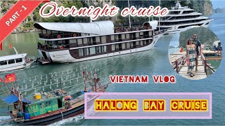 HALONG BAY OVERNIGHT CRUISE | VIETNAM VLOG | DORIS CRUISE 1 NIGHT | NIGHT STAY AT HALONG BAY CRUISE