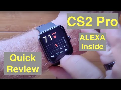 DOOGEE CS2 Pro Apple Watch Shaped ALEXA Installed 5ATM Fitness Smartwatch: Quick Overview