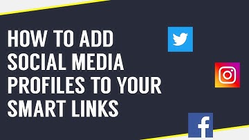 How to Add Social Media Profile Links to Your Music Smart Links on Soundplate Clicks