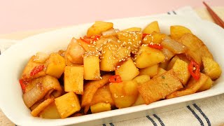단짠 조림반찬 촉촉한 감자어묵조림