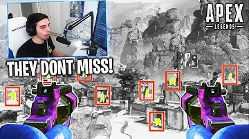 STREAMERS REACT TO INSANE AIMBOT HACKER IN APEX LEGENDS! AIMBOTER CAUGHT LIVE (Apex Legends)