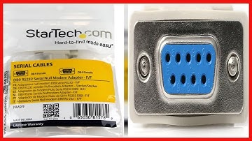 StarTech.com DB9 RS232 Serial Null Modem Adapter - F/F - Null modem adapter - DB-9 (F) to DB-9 (F)