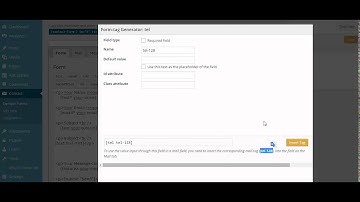 Hướng dẫn cấu hình Contact Form 7