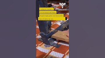 Crafting the foundation for your honeycomb frames requires high-quality wax honeycombs