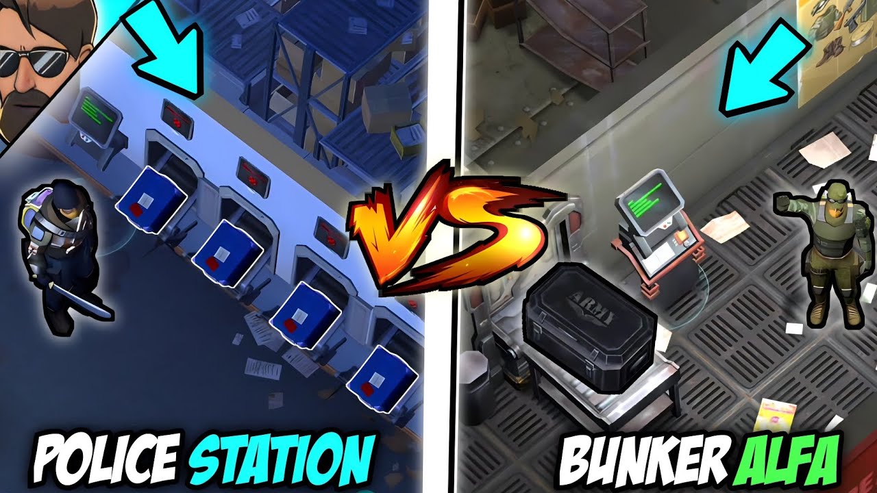 WHO IS THE BEST ? POLICE STATION CARDS VS BUNKER ALFA COUPONS in LDOE | Last Day on Earth: Survival