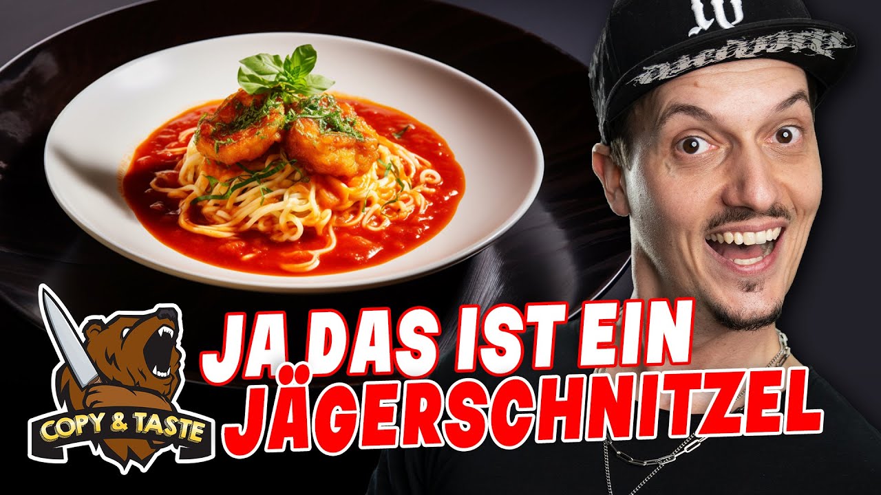 JÄGERSCHNITZEL mit NUDELN! 🍝 Copy & Taste