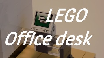 LEGO Office desk - Tutorial