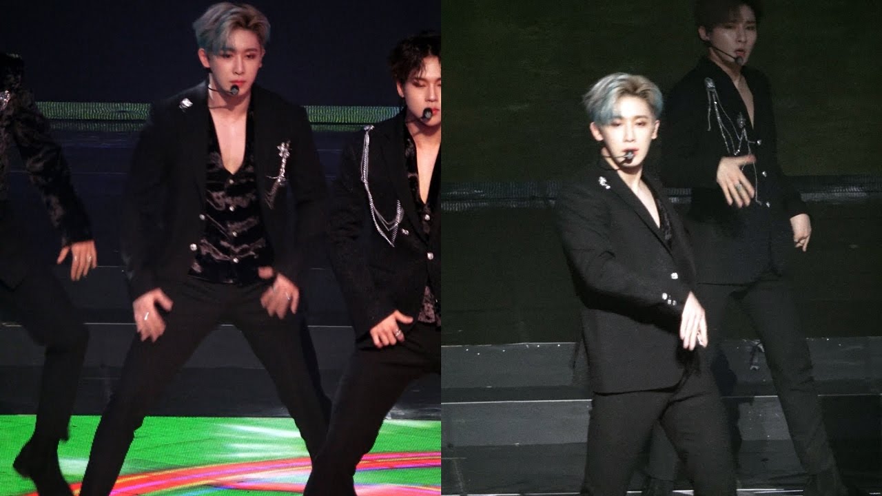 161231 MBC 가요대제전 MONSTA X 걸어, FIGHTER WONHO ver.