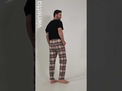 Купить Хлопковые домашние брюки мужские VIENETTA MAN 5100145505 в Украина в Lingerie.ua - Одяг для дому та відпочинку, Видео 1