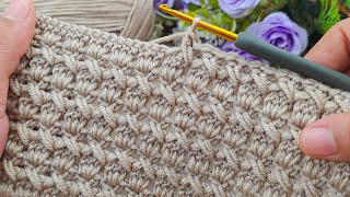 : Beginners are here. Very easy to make. Very beautiful crocheted pattern baby blanket.