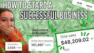 How to start a SUCCESFUL Online Business -from a successful business owner // HOW TO GROW A BUSINESS