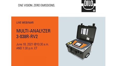 DILO Webinar- Multi Analyzer 3 038R RV2