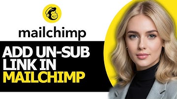 How to Add an Unsubscribe Link in Mailchimp (UPDATED WAY!)