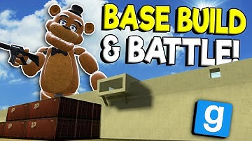 BASE BATTLE & BUILD WITH ZOMBIES! - Garry