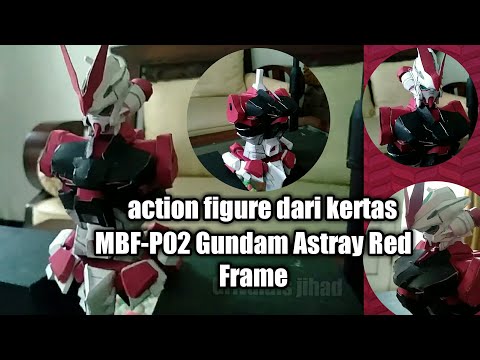 how to make paper figure -papercraft gundam astray torso